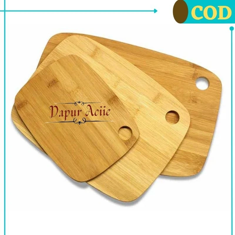 Telenan Dapur Premium Talenan Buah Sayur Daging Extra Tebal Bahan Kayu Anti Jamur