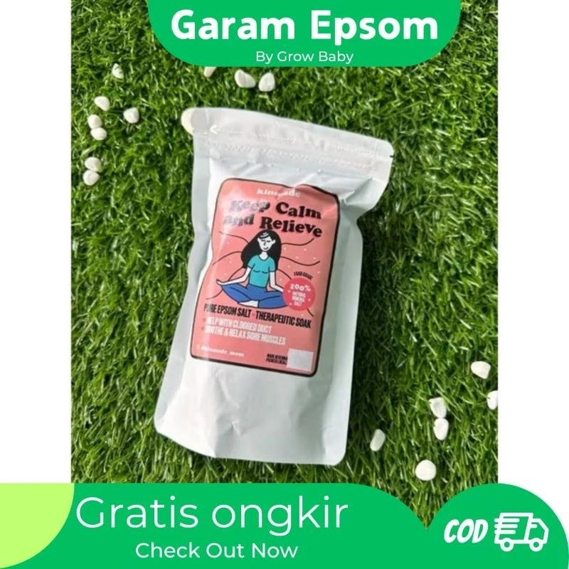 Epsom salt Untuk Mastitis By Kinmade / Garam Epsom/ Garam exfoliatin 250 gr