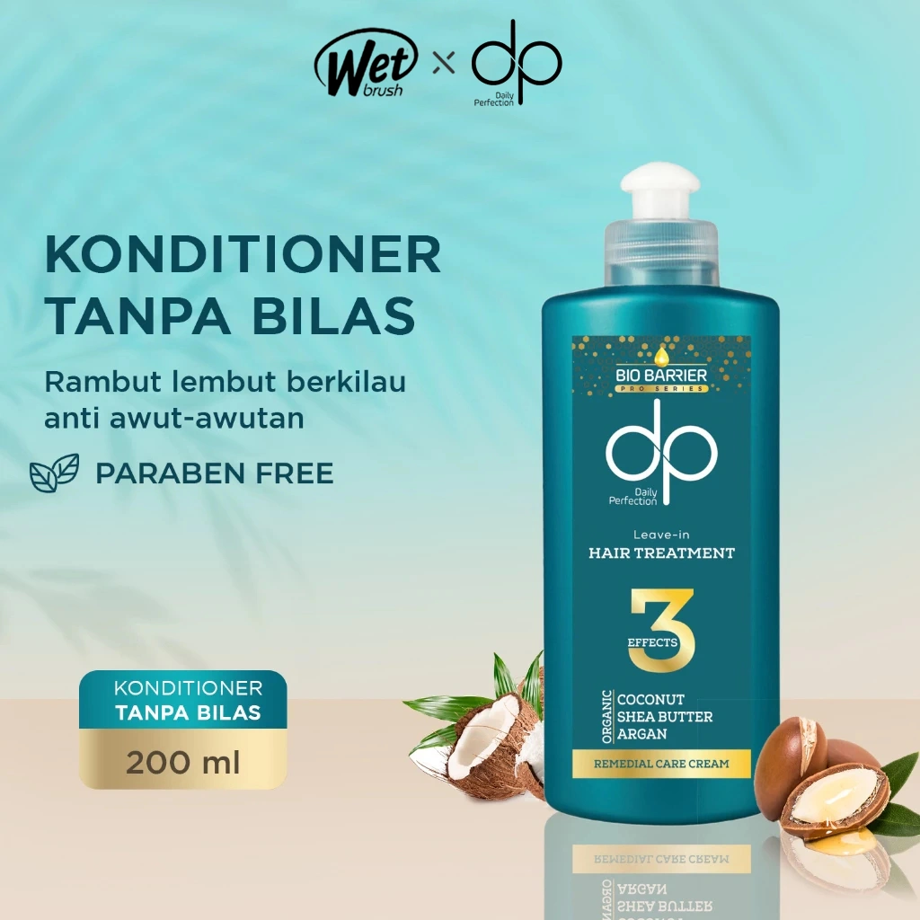 DP Daily Perfection Bio Barrier Leave In Hair Treatment 200 ml - Konditioner Keratin Kondisioner Keratin Biotin Conditioner