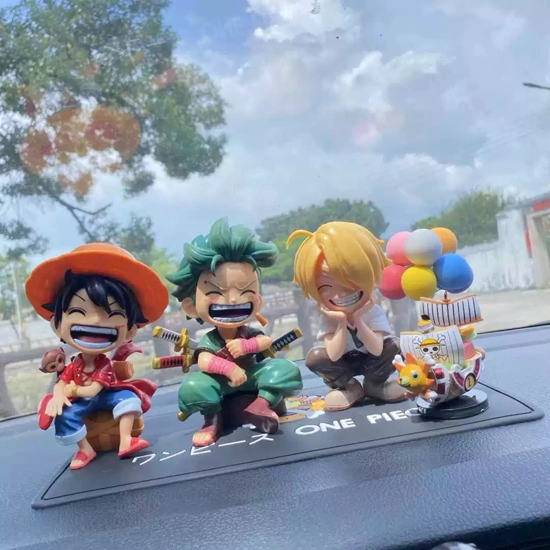 pajangan dashboard mobil motif ONE PIECE / Aksesoris dashboard mobil ONE PIECE / untuk pajangan dashboard mobil