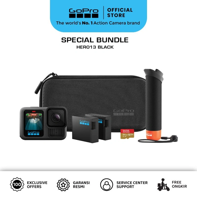 Gopro HERO13 Black Action Camera Bundle