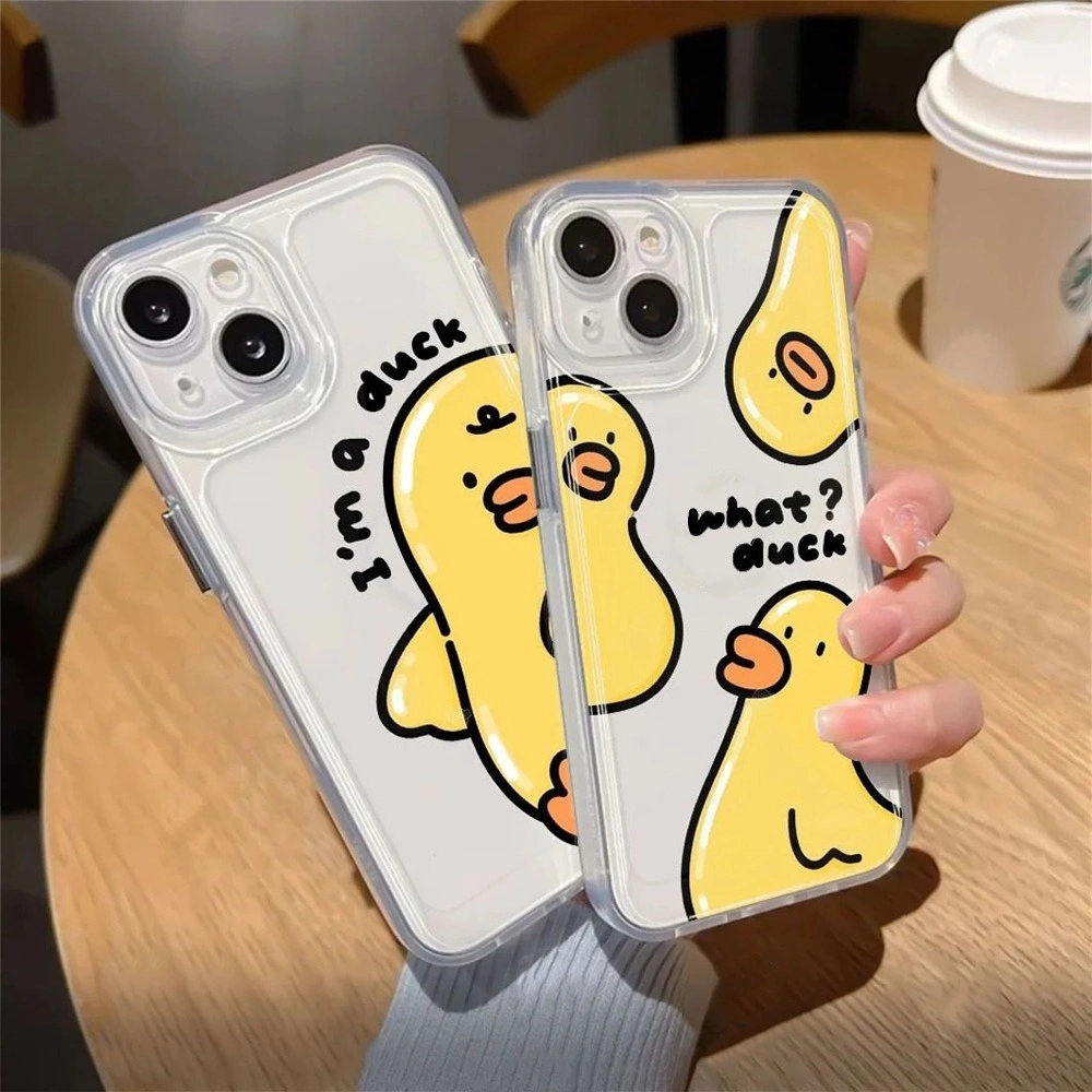 SOFTCASE UNTUK INFINIX SMART 4 SMART 5 HOT 8  HOT 9 HOT 9 PLAY HOT 10 PLAY ZERO 8 HOT 10S ASUS MAX M2 SOFTCASE BENING TPU ANTI JATUH MOTIF CARTOON DUCK CCS19