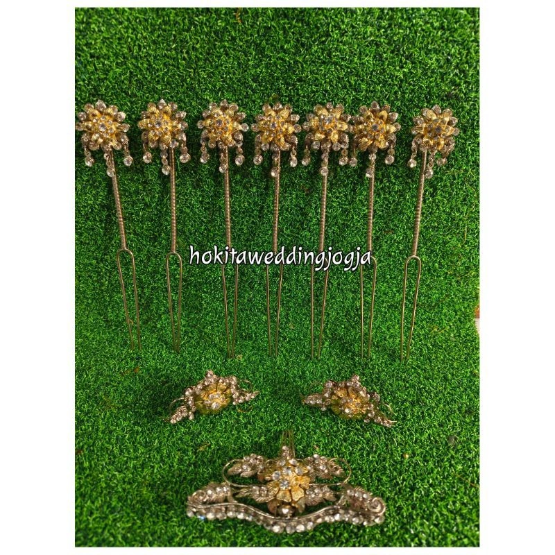 Satuset Perhiasan Jawa Solo Minimalis Mentul 7 / Perhiasan Pengantin