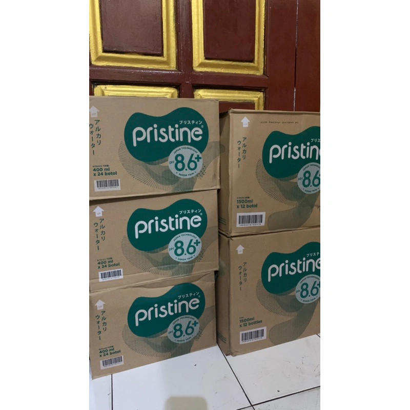 Air Mineral Pristine 8.6+ 400ml/600ml/1500ml (Box)