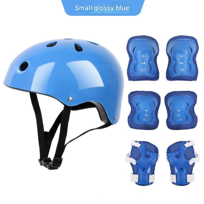 [LOGU] Helm pelindung lutut safety gear anak, 7PCS Kids Helmet Protective Gear Set