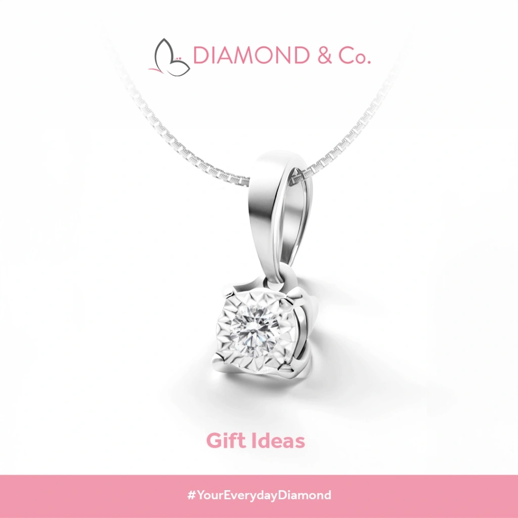 Diamond & Co - Diamond Ladies Pendant Solitaire Fiore DPS0303