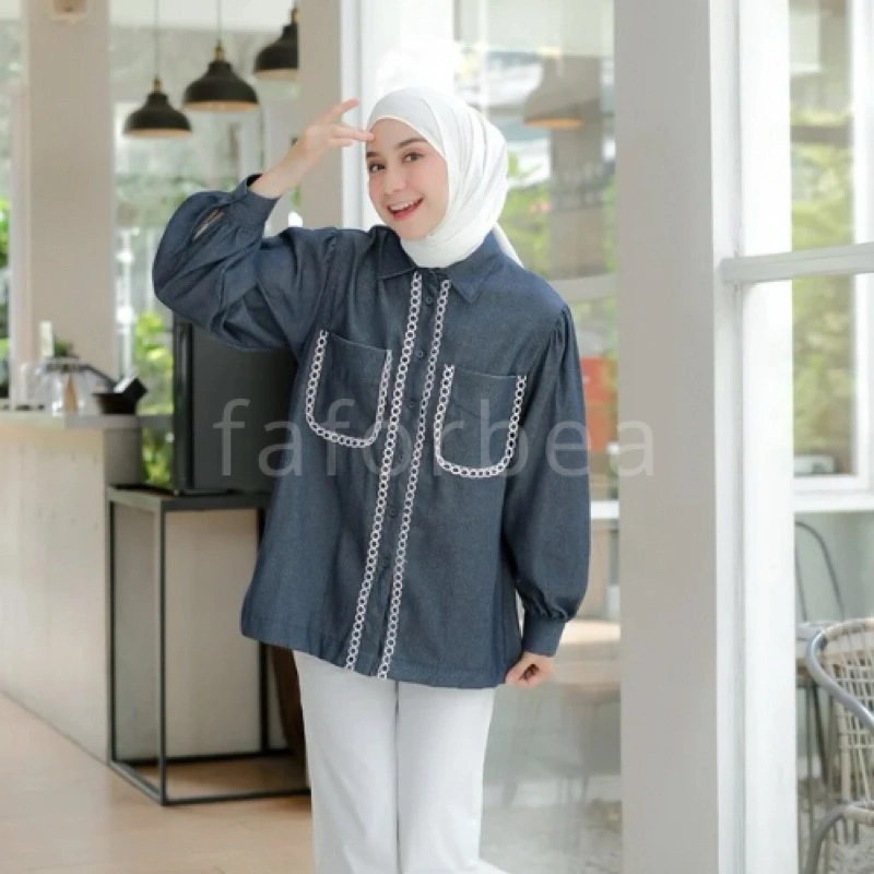 Faforbea Pamela Denim Shirt - Denim