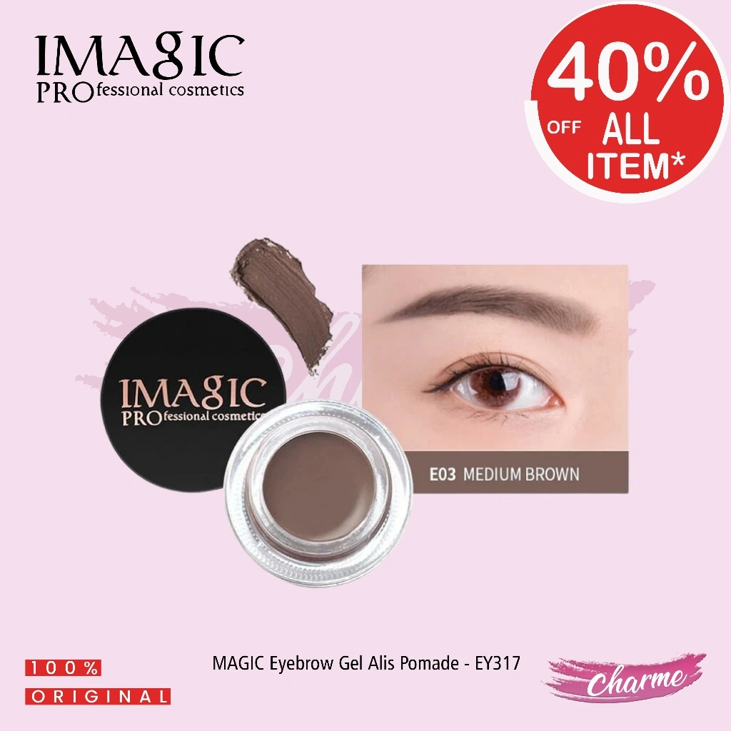 (READY & ORI) IMAGIC Eyebrow Gel Alis Pomade - EY317 EY 317