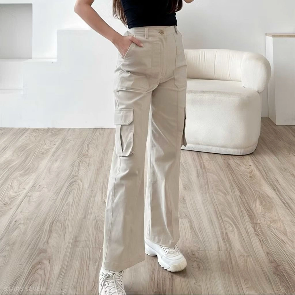 Celana Cargo Wanita Highwaist Premium Cargo Pants Wanita Korean Style