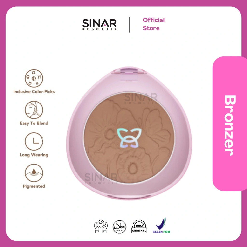 Mother Of Plush Tender Touch Creamy Butter Bronzer - Contour - Illuminating Finishing Powder Highlighter Powder | MOP Pearl  Beauty by Tasya Farasya