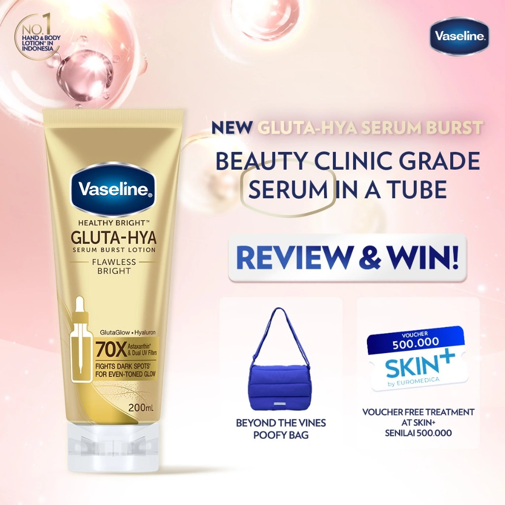 VASELINE Gluta-Hya Body Serum Flawless Bright 200 mL