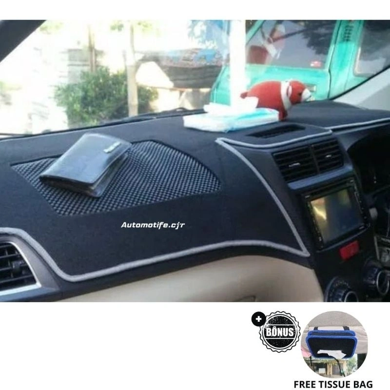 Aksesoris Interior Cover Dashboard AVANAZA XENIA 2012-2021 Hiasan Dashboard Mobil Free Tissue Bag