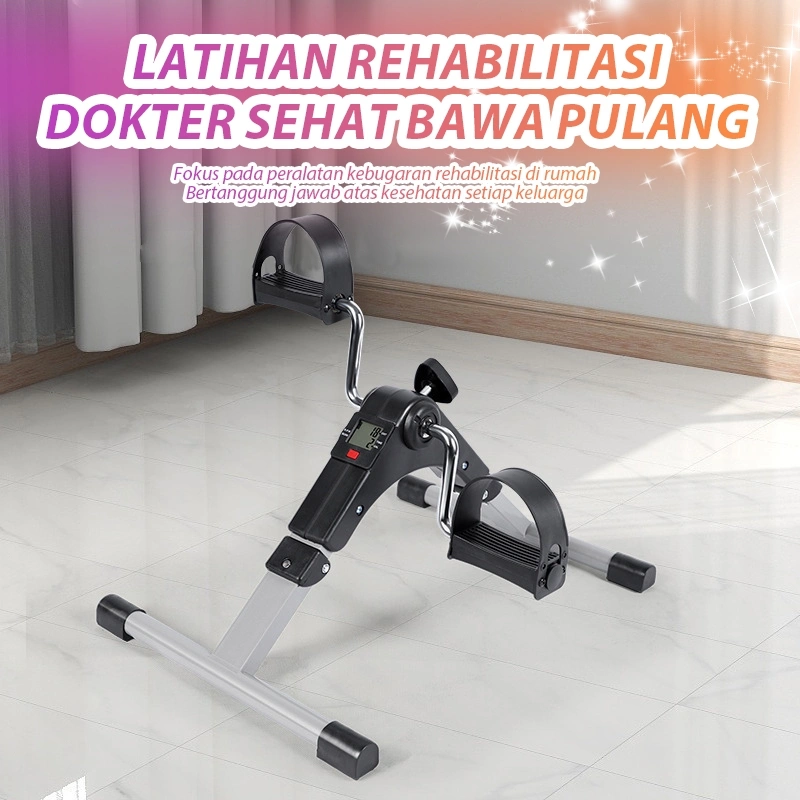 Sepeda Statis Mini Bike/Terapi Portable Sepeda Statis Trainer Multifungsi/Terapi Kaki Tangan Stroke Lansia