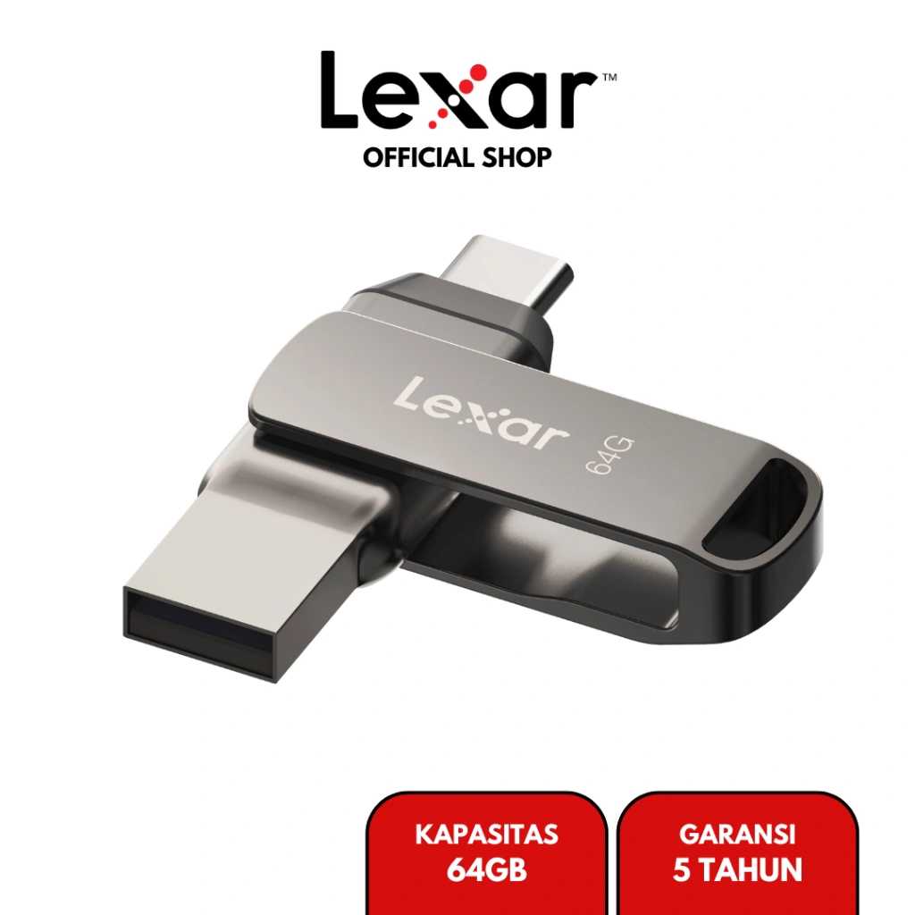 Lexar JumpDrive Dual Drive D400 USB 3.2 Type-C - 64GB
