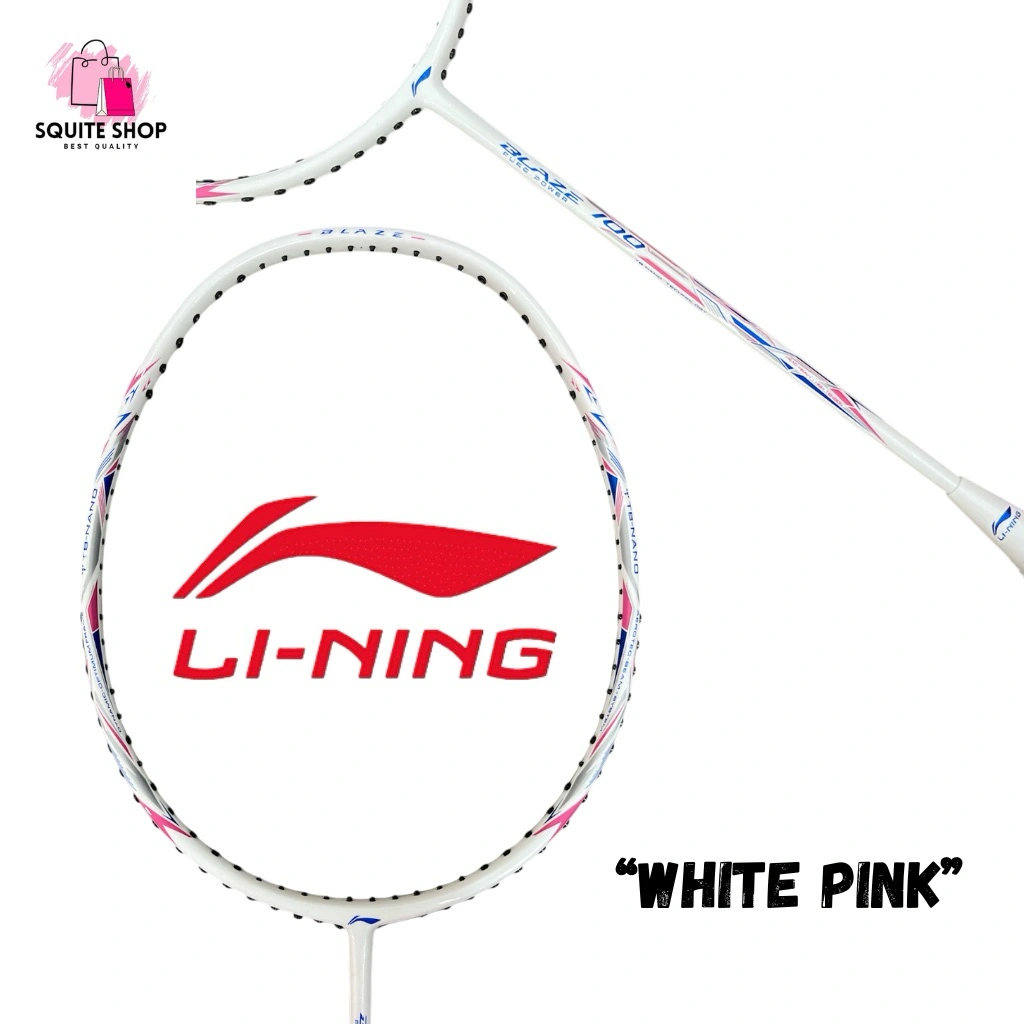 RAKET LINING BLAZE 100 ORIGINAL BADMINTON FULL SET