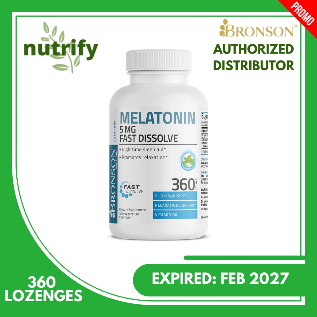 Bronson Melatonin Fast Dissolve 5 mg 360 Lozenge