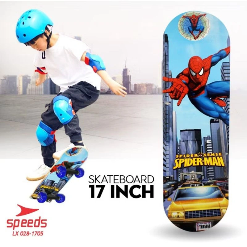 Skateboard mainan Anak Remaja 17in kayu Papan luncur Pennyboard PVC Murah