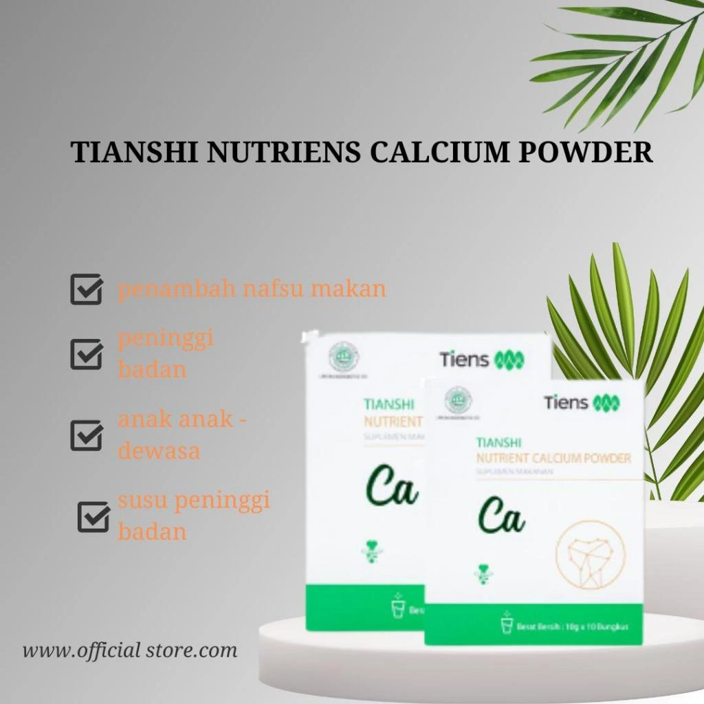 TIENS Nutrient Calcium Powder Susu Kalsium Dewasa Untuk Kesehatan Tulang