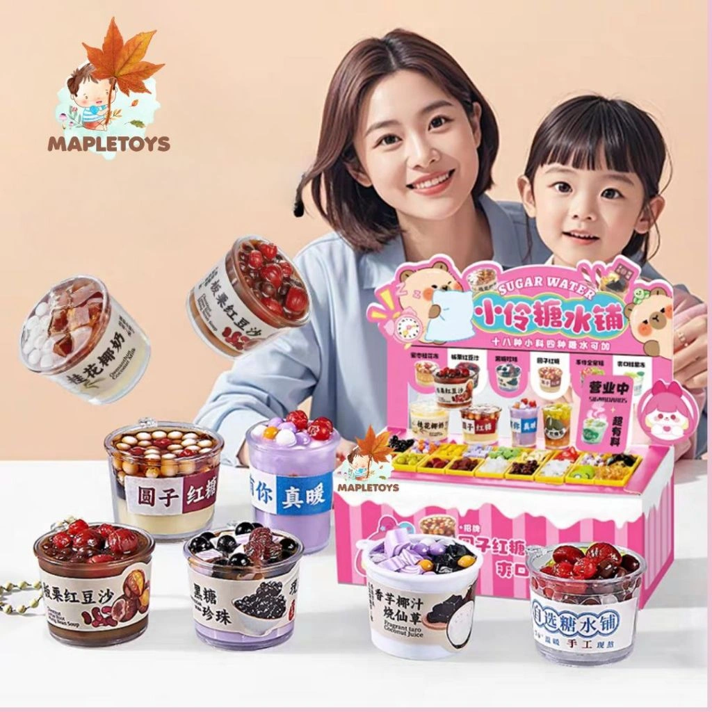 MAPLETOYS - DIY mini handmade food slime squishy mainan edukasi anak membuat makanan mainan