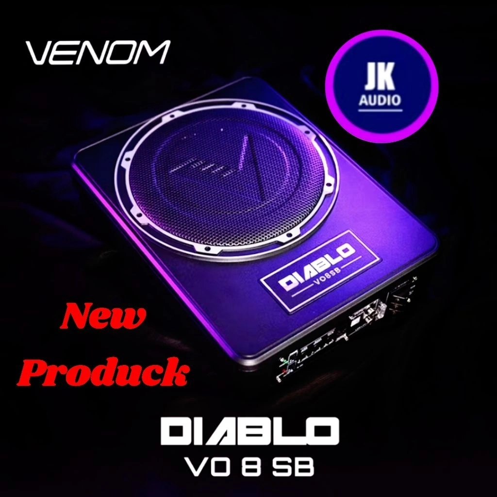 Subwoofer Kolong Diablo VO 8SB 8 Inchi Underseat Subwoofer  Garansi Venom 1 Tahun 
