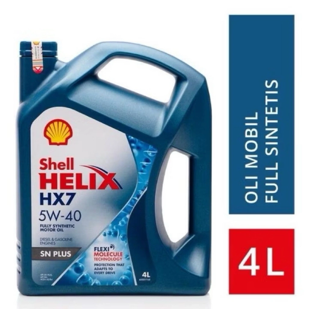 OIL OLI MOBIL SHELL HELIX HX7 PLUS 5W-40 FULLY SYNTHETIC 4L 4000ML