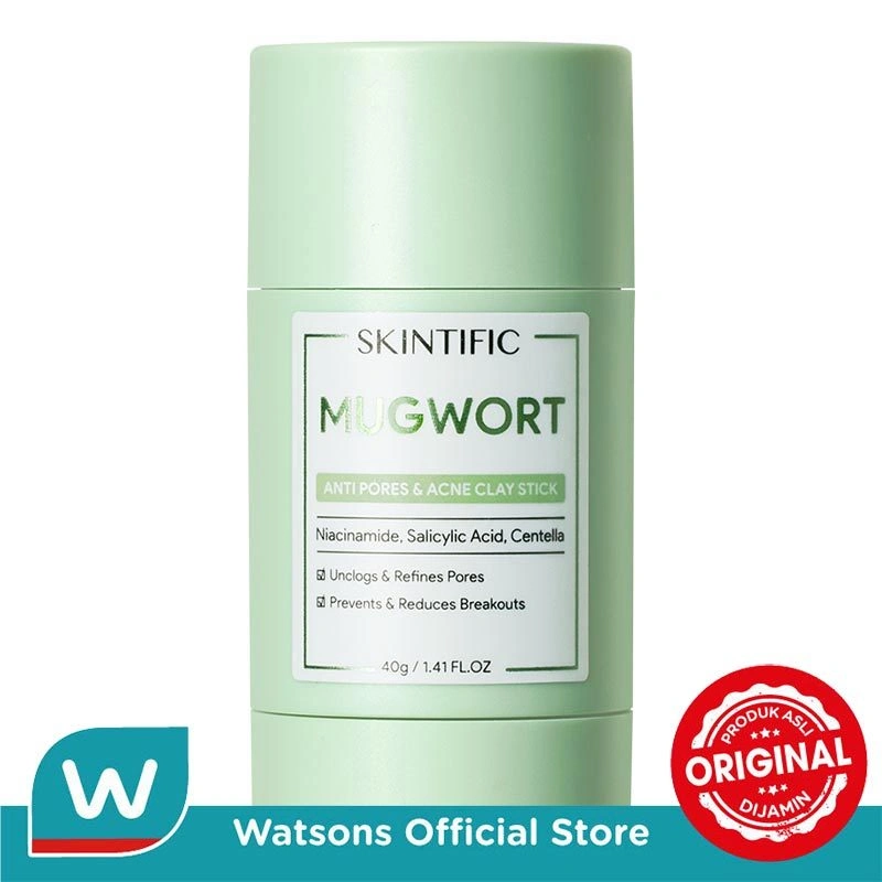Skintific Mugwort Anti Pores & Acne Clay Stick 40g