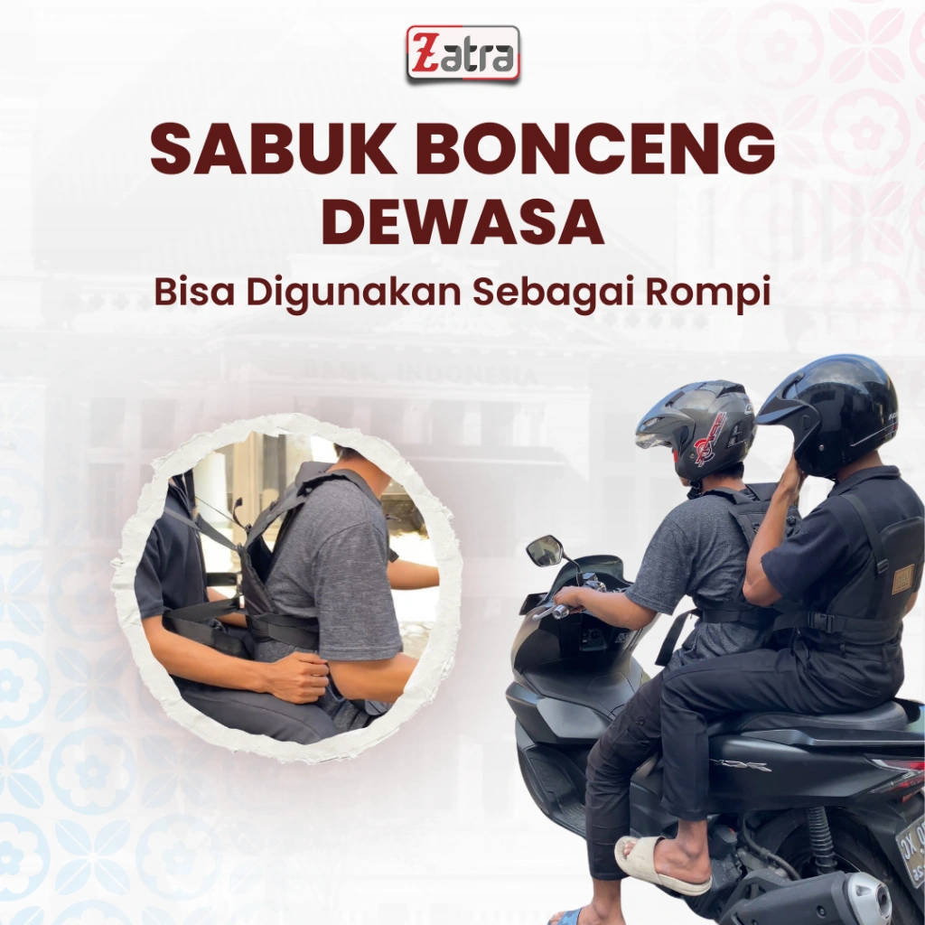 ZATRA SABUK BONCENG DEWASA LANSIA ATAU ANAK 10th KEATAS