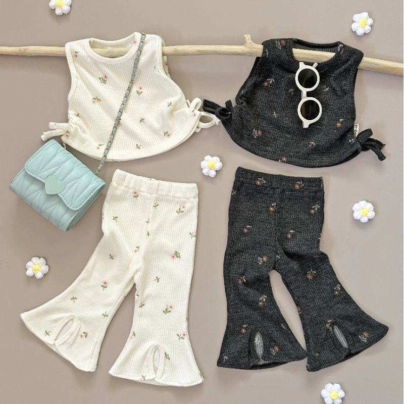 Mikmak Moira baju set baju celana anak perempuan cutbray 1-6th