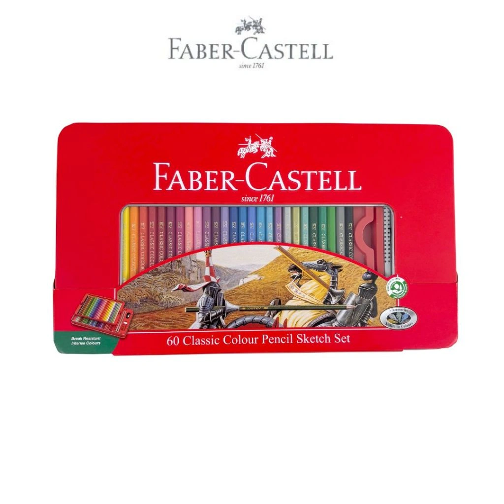 Faber-Castell Pensil Warna Lengkap Classic Colour Pencils Set 60 dan 100