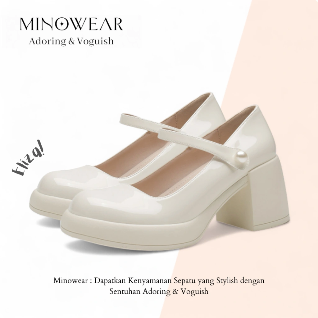 Minowear Eliza Heels - Sepatu Sneakers Heels Wanita