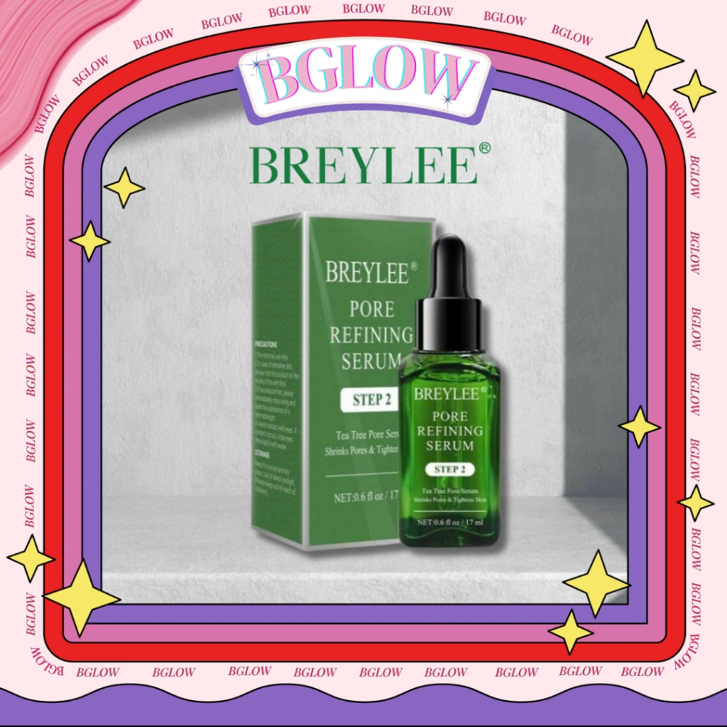 BREYLEE   Step 2 Pore Minimizer Serum   Pengecil Pori Wajah Mengencangkan ,  & Mengontrol Minyak Wajah (17ml) BGLOW BEAUTYGLOWING