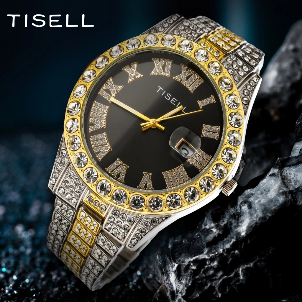 Tisell Jam Tangan Pria Original Bisnis Luxury Men Watch Stainless Steel