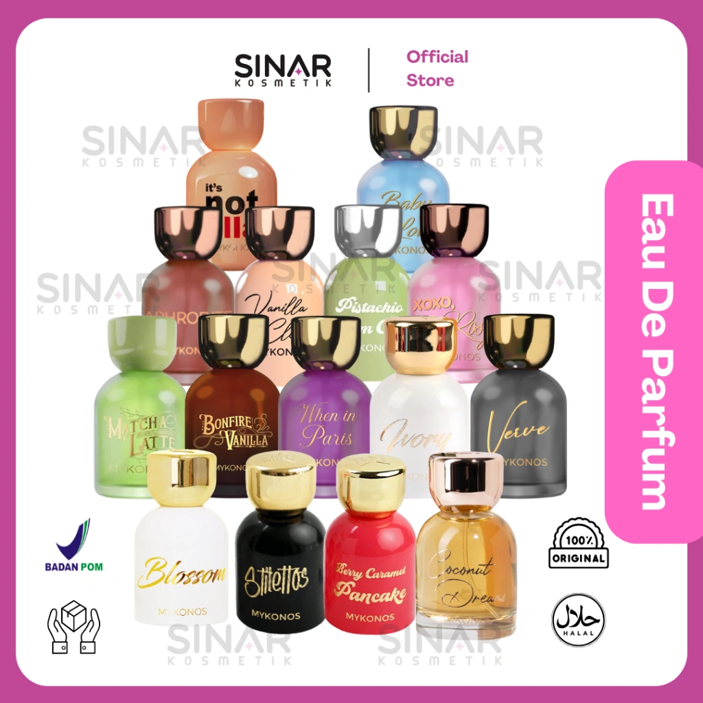 MYKONOS My Konos Eau de Parfum & Extrait de Parfum 50ml | 100ml - Parfum Minyak Wangi Tahan Lama