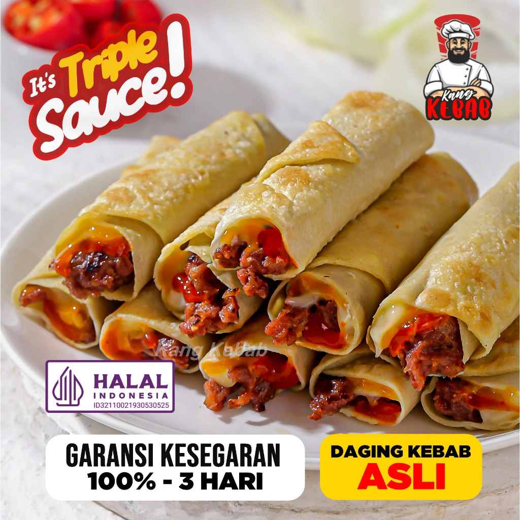KANG KEBAB MINI ISI 10 HALAL AUTHENTIC TURKI CEMILAN FROZENFOOD