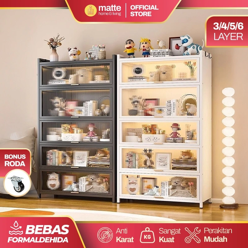 Lemari Dapur Lemari Piring Besi Susun Serbaguna Minimalis Lemari Dapur Rak Penyimpanan Multifungsi