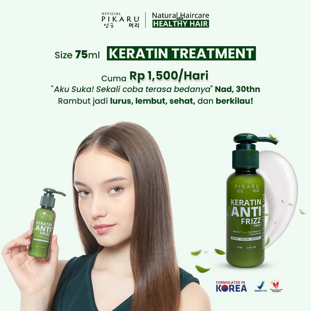 [LIMITED OFFER] PIKARU Keratin Treatment Anti Frizz