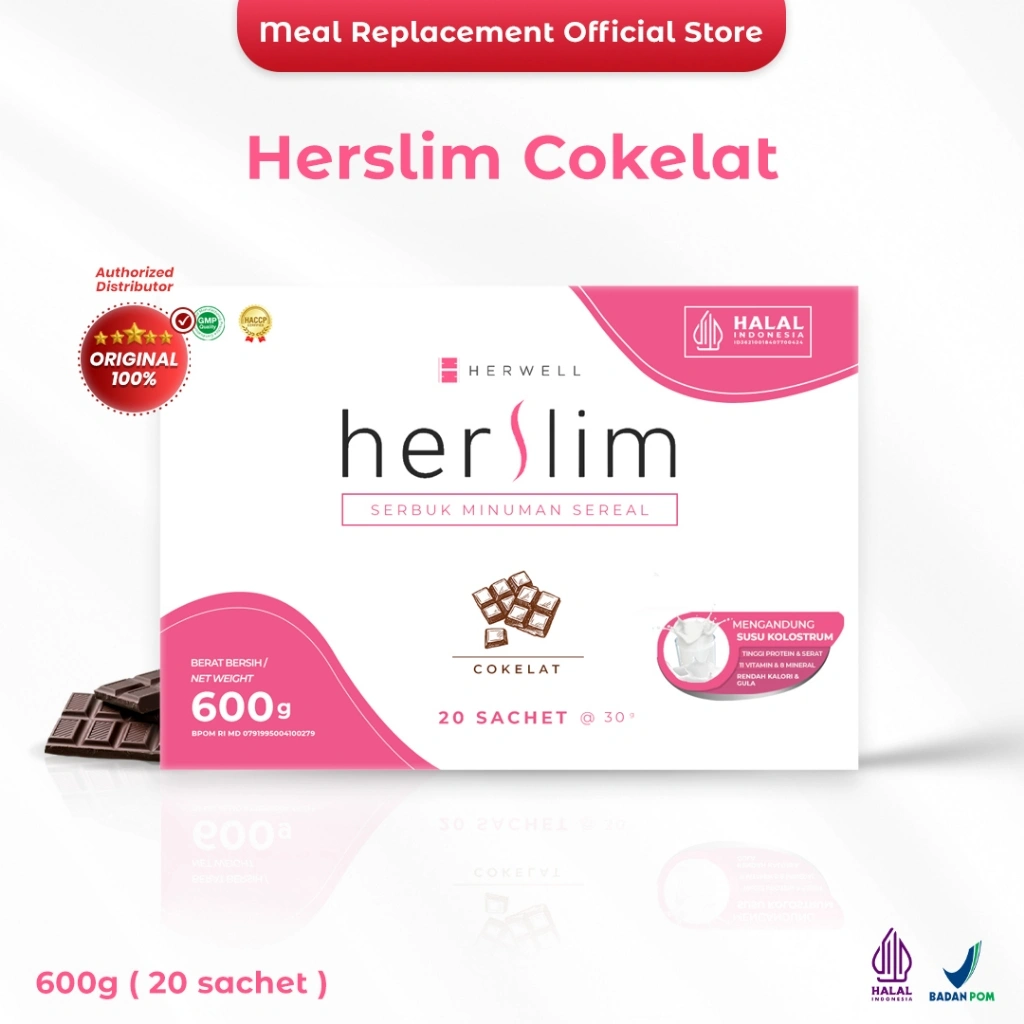 Herwell Herslim - FIBER SERAT SUPLEMEN BPOM HALAL BY HERWELL BPOM