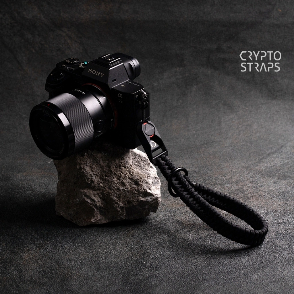 Cryptostraps Woven Camera Hand Strap with Quick Release Buckle Anchor Link ala Peak Design Tali Kamera Saku Mirrorless DSLR Strap Kamera Traveling