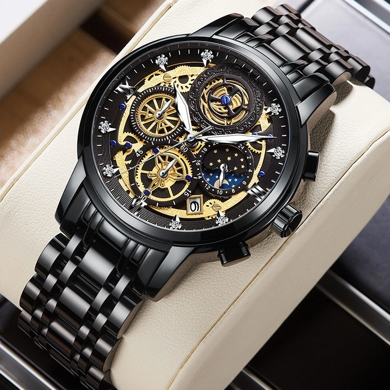 COD BEST SELLER Jam Tangan Pria Original New 2025 Water Resistance Luxury Mewah Kalender Active Free Kotak + Batrai Cadangan