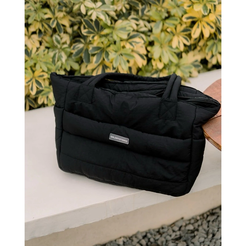 Totebag Fuffy Daisy Tas Wanita Tote Bag Lightweight Puffy Tas Kuliah Tote Bag for Travel Work Beach