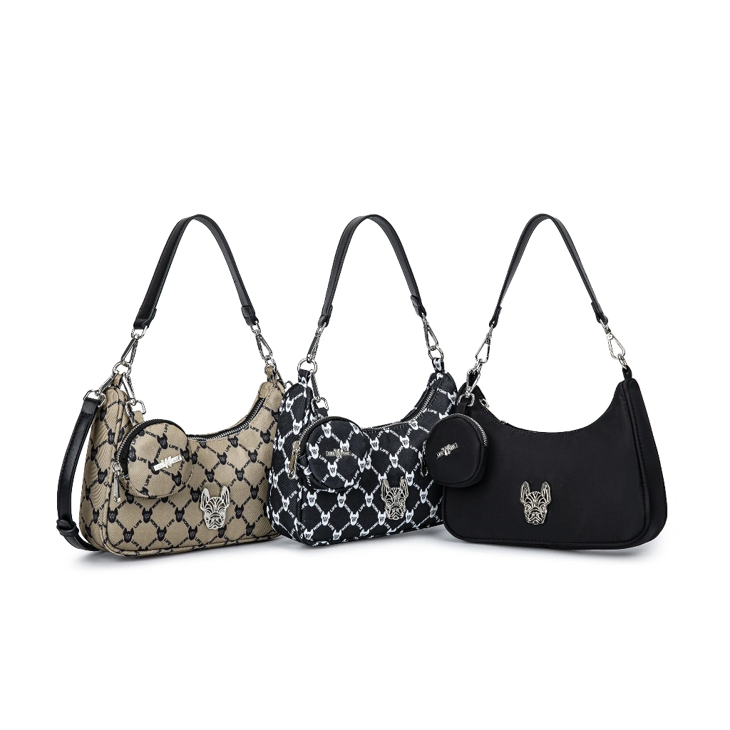 Tas wanita LIFE & WORK fashion bag Tas bahu tunggal untuk ketiak Tas bahu wanita fashion Tas wanita tali panjang#123666