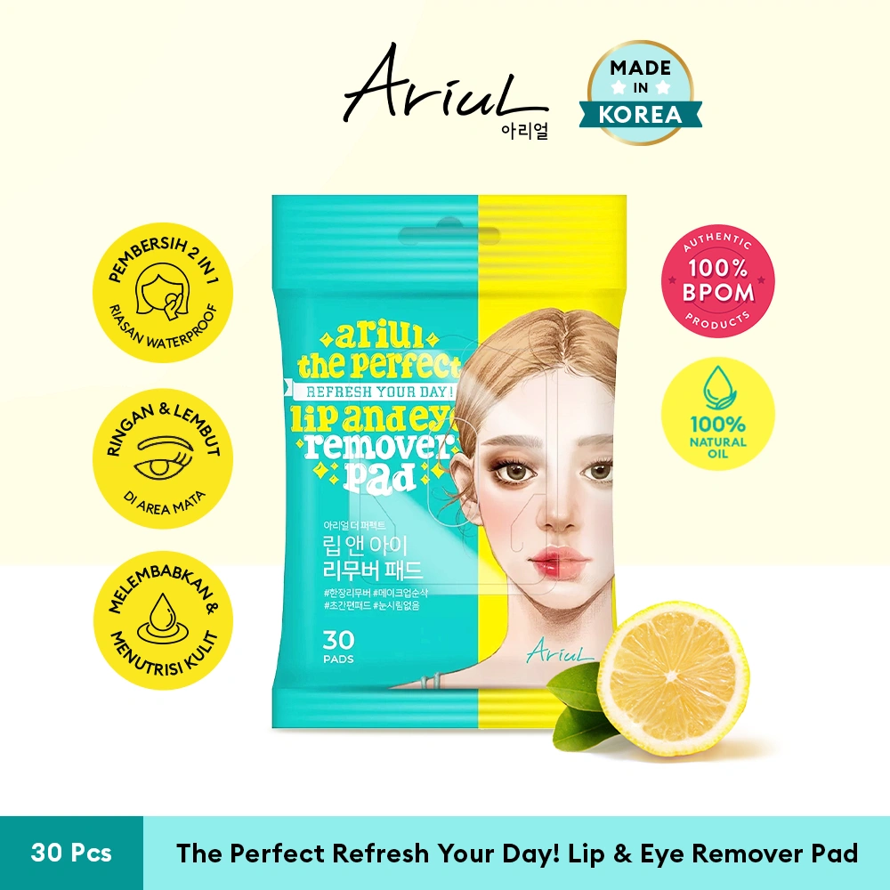 Ariul The Perfect Refresh Your Day! Lip and Eye Remover Pad