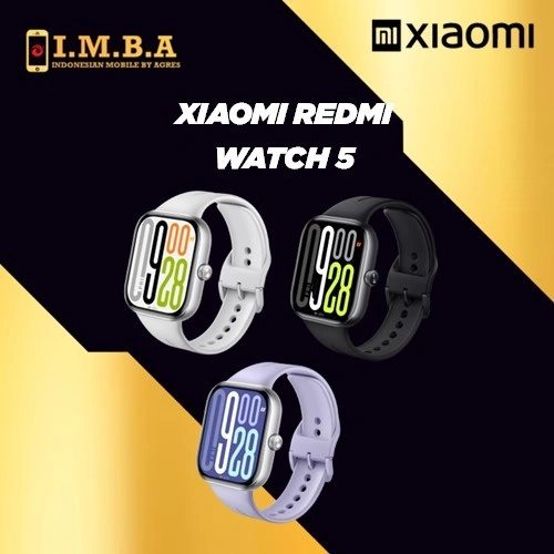 Xiaomi Redmi Watch 5 | Amoled 2,07" | Baterai 24 hari | Motor Linear | Heart Rate & Sleep Tracking