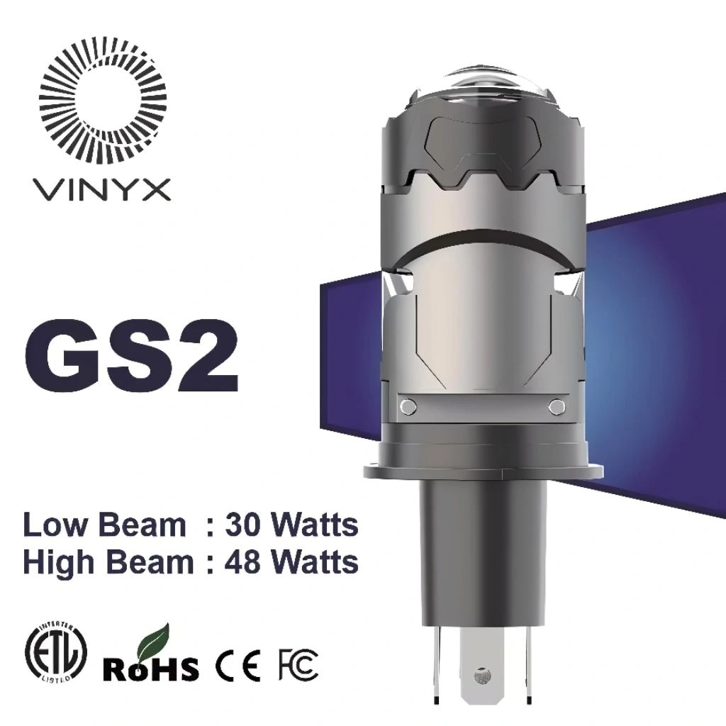 Lampu Mini Biled GS-H4 GS2-H4 VINYX 48 watt Lampu LED VINYX GS-H4 Projie H4 Mini Projector Lens Lensa Motor Mobil Headlight Headlamp lampu biled aes vinyx biled aes biled vinyx biled cr7 ibright Gs 2 h4 gs2h4 mini biled biled pnp
