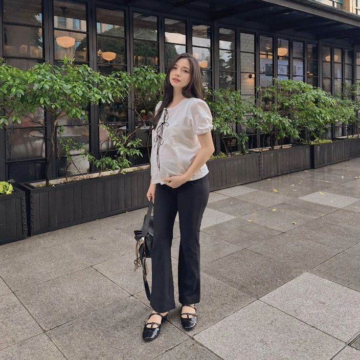 Hellomommy - Sarah Maternity Legging Hamil Wanita | Celana Wanita Kerja Hamil Celana Kantor Terbaru