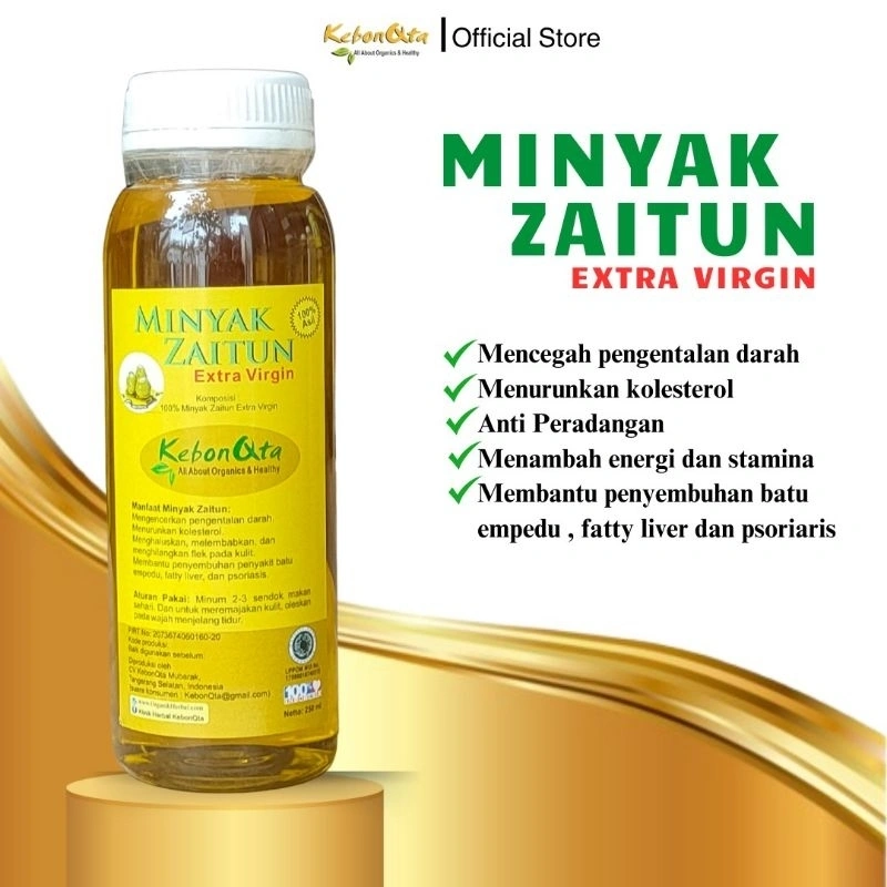 MINYAK ZAITUN UNTUK ANTI PERADANGAN DAN MENAMBAH ENERGI