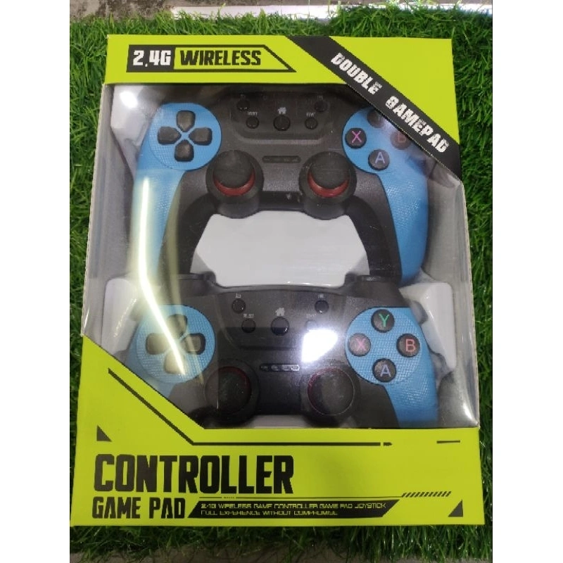 GAMEPAD SINGLE /  DOUBLE WIRELESS PC PS3 HP TV ANDROID JOYSTICK KOMPUTER STICK LAPTOP WIRELESS CONTROLLER NIRKABEL STIK WIRELESS MURAH TERMURAH BERGARANSI