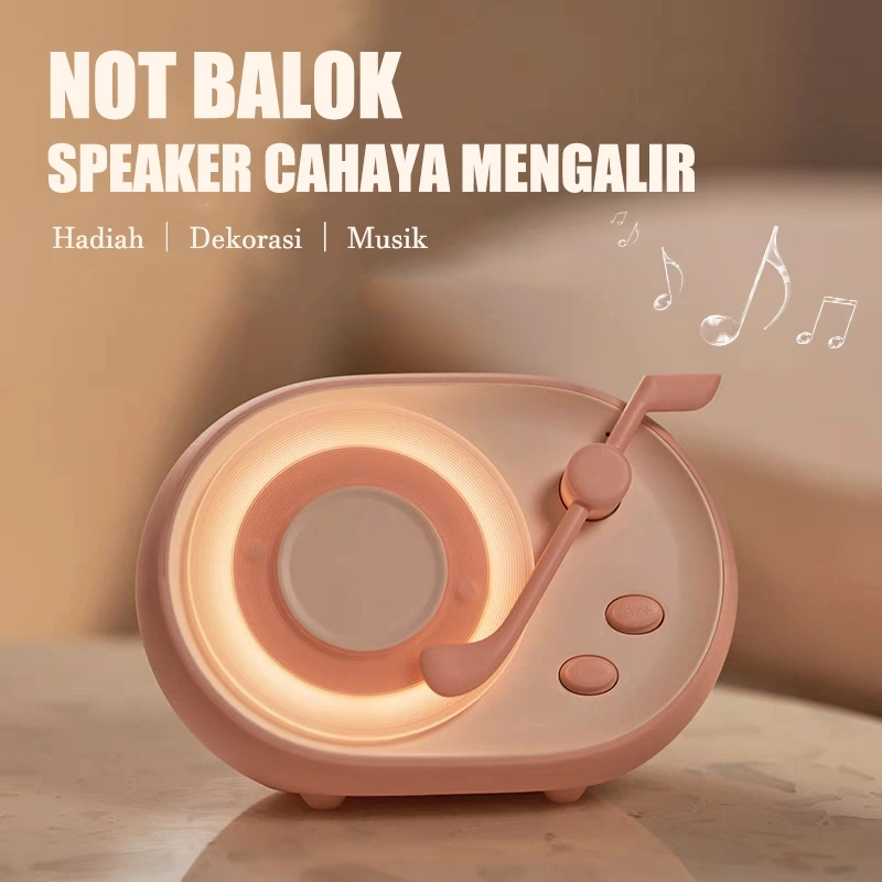 Speaker Bluetooth Not Balok LK10 Lampu Bawaan Ultra Bass Portable