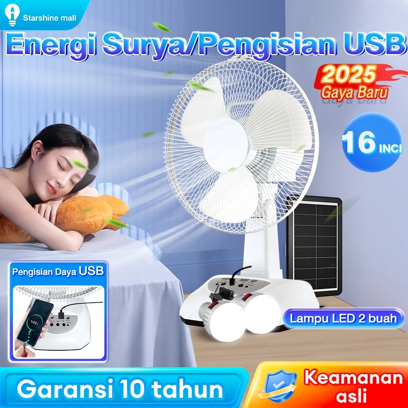 -Garansi 10 tahun- Kipas Angin Tenaga Surya Kipas angin bertenaga surya bertenaga mini berkualitas tinggi di desktop kamar tidur Jendela pintar bertenaga surya bertenaga listrik bertenaga surya dapat diisi ulang