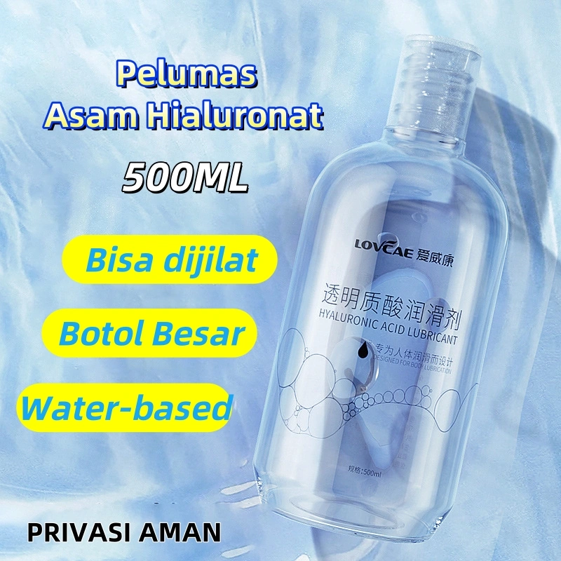 [PRIVASI AMAN] Lovedrops Shop 500ML Pelumas Wanita Pelumas Asam Hialuronat Lubricant Gel Waterbased Gel Pria Pelumas MISS V
